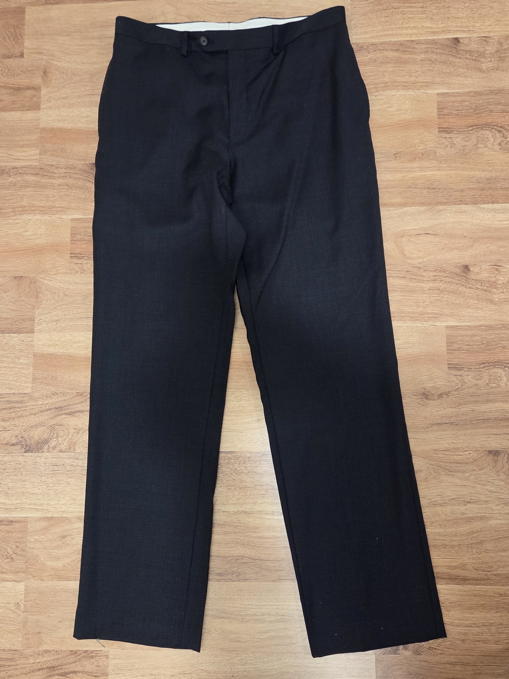 Lauren Ralph Lauren Charcoal Gray Checkered Patter Women's Dress Trousers